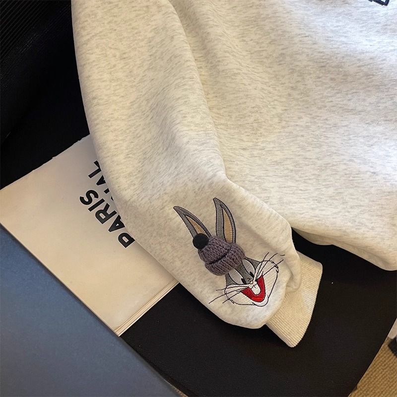 The Cozy Hare Fleece Crewneck Sweatshirt