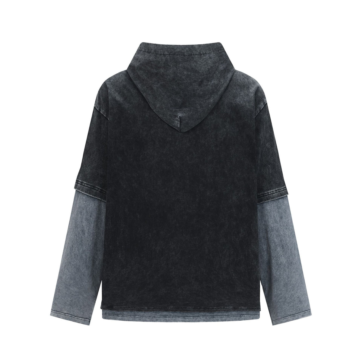 The Heritage Stitch Faux Two-Piece Zip Hoodie