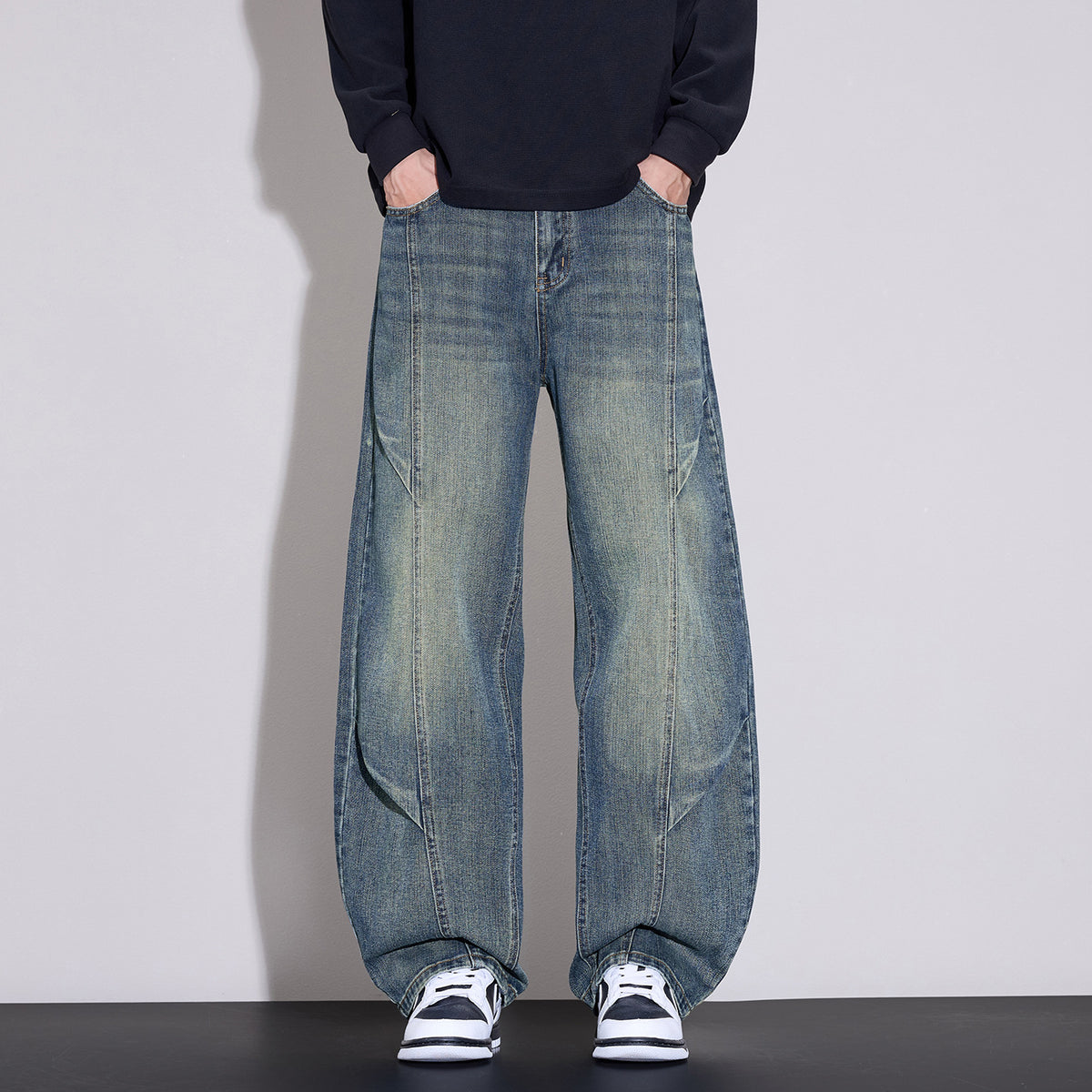 The Slate Harbor Wide Leg Jeans