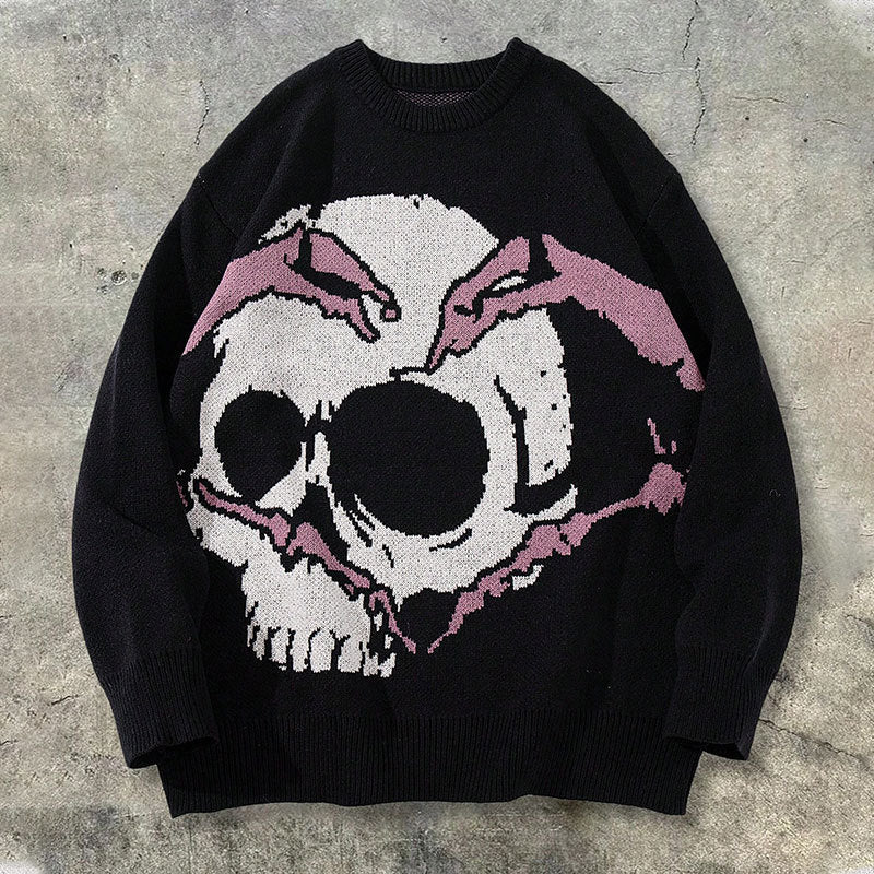 The Bone Echo Skeleton Jacquard Sweater