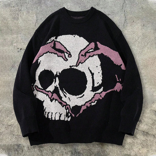 The Bone Echo Skeleton Jacquard Sweater