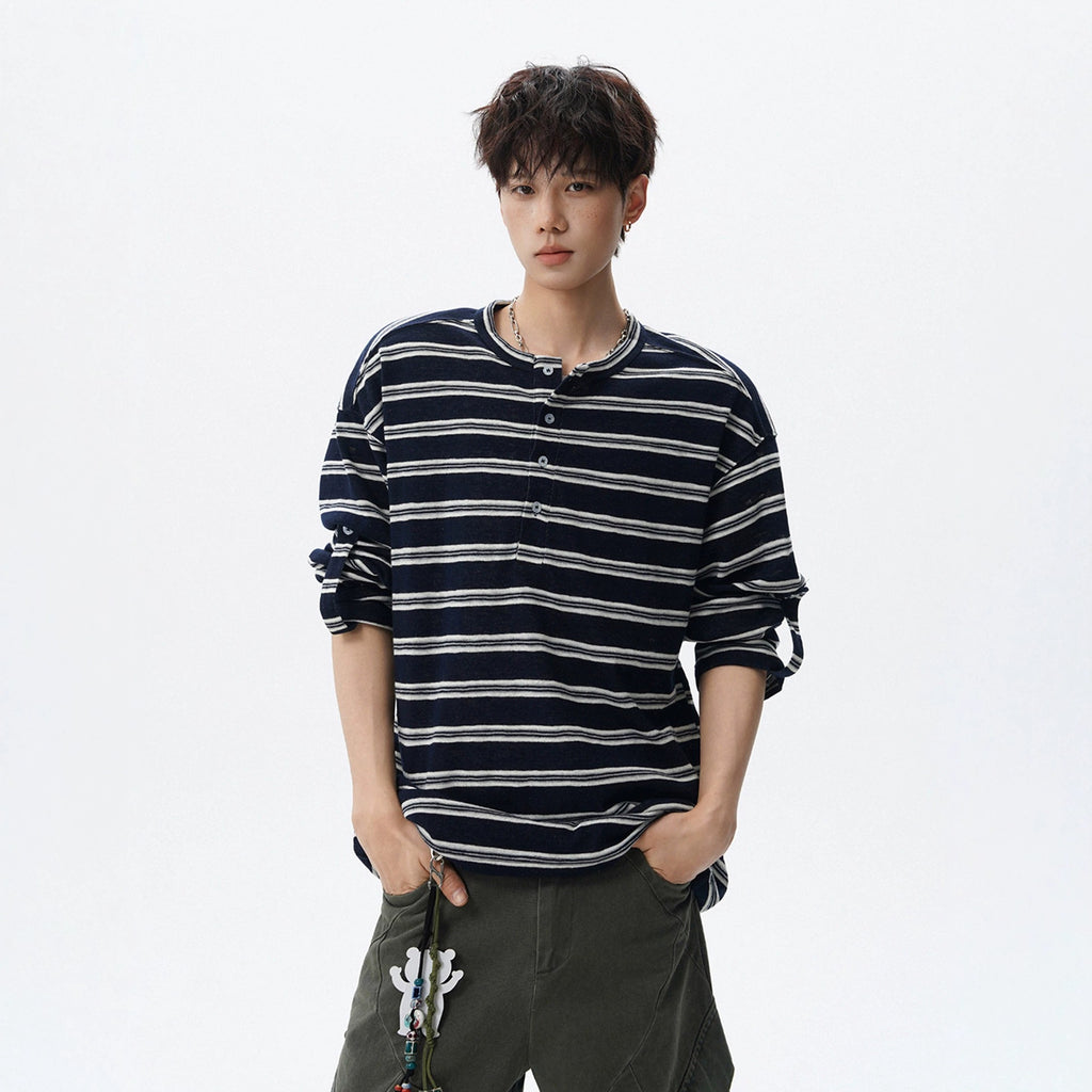 The Harbour Stripe Henley