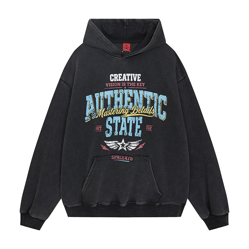 The Faded Verse Washed Zip Hoodie