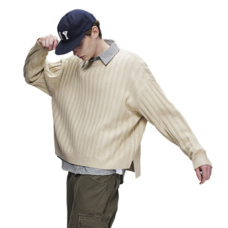The Midnight Thread Jacquard Round Neck Sweater