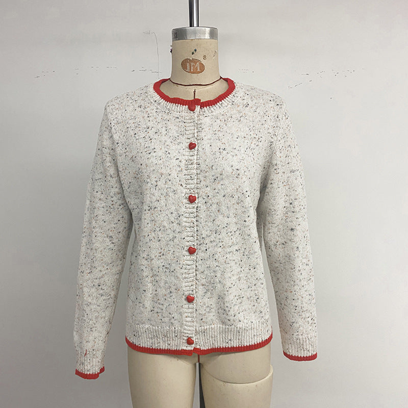 The Cloud Stitch Color Block Cardigan