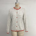 The Cloud Stitch Color Block Cardigan