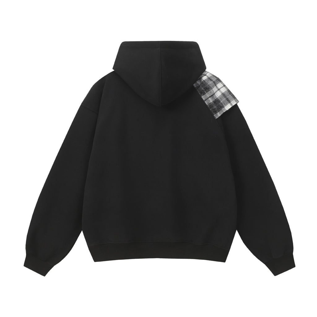 The Bow Layer Faux Two-Piece Hoodie