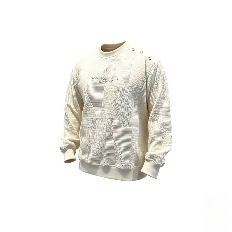 The Ivory Script Embroidered Fleece Sweatshirt