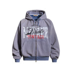 The Retro Script Zip Hoodie