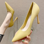 French Style Pointed Toe Heels