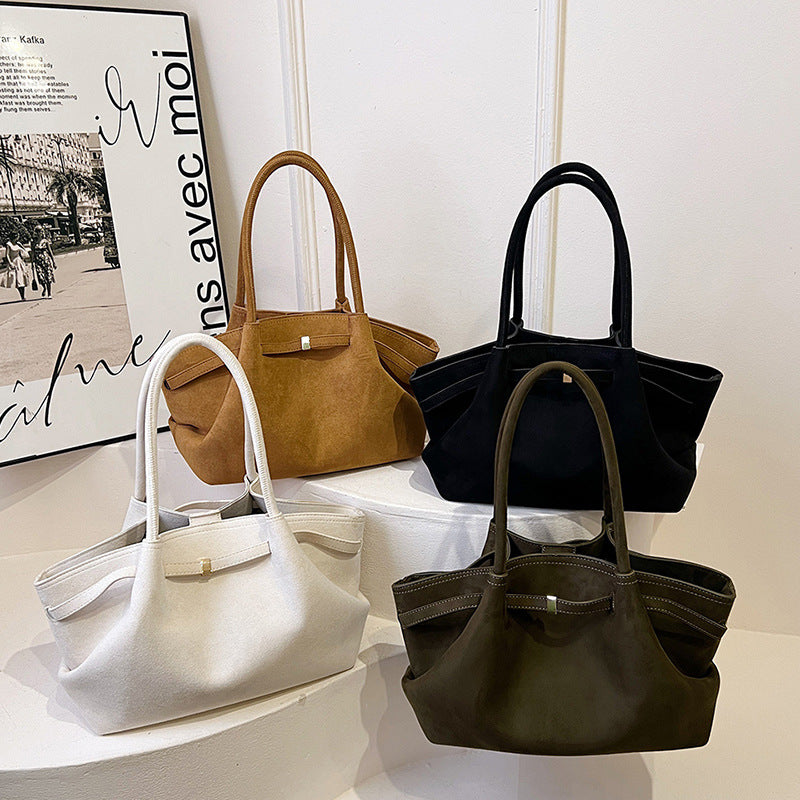 Retro Velvet Women’s Tote Handbag