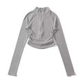 The Cocoa Drift Mock Neck Top