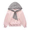 The Pink Shawl Layer Hooded Sweatshirt