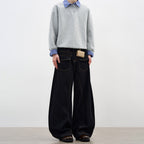 The Noir Avenue Wide Leg Denim Pants