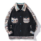 The Harajuku Mosaic Oversized Varsity Jacket