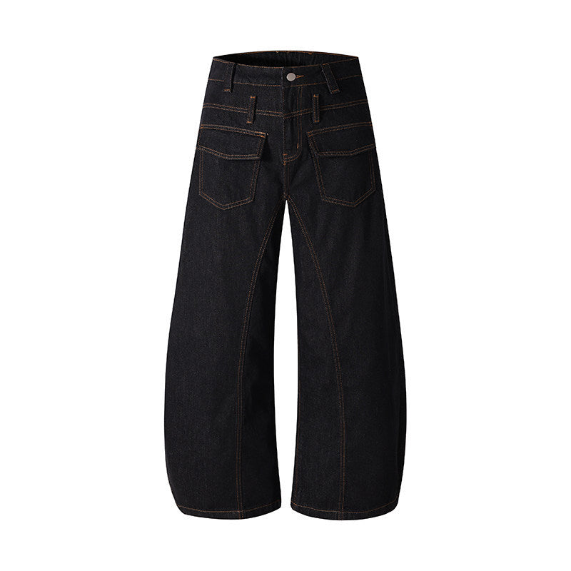 The Noir Avenue Wide Leg Denim Pants