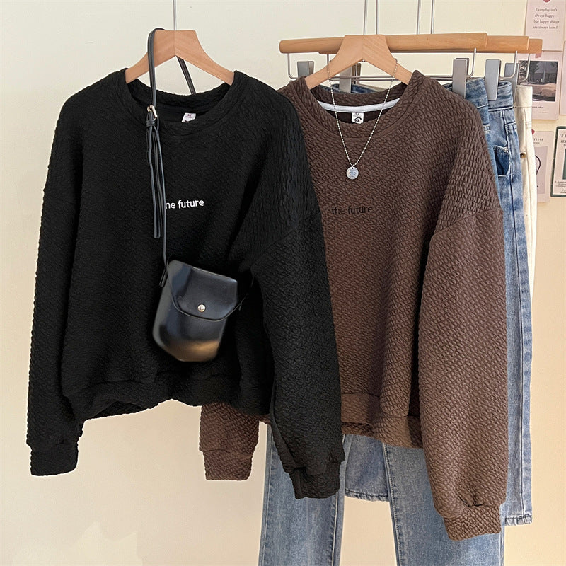 The Future Script Embroidered Sweatshirt