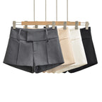 A-Line Slim Fit Tie-Up Shorts