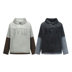 The Heritage Stitch Faux Two-Piece Zip Hoodie