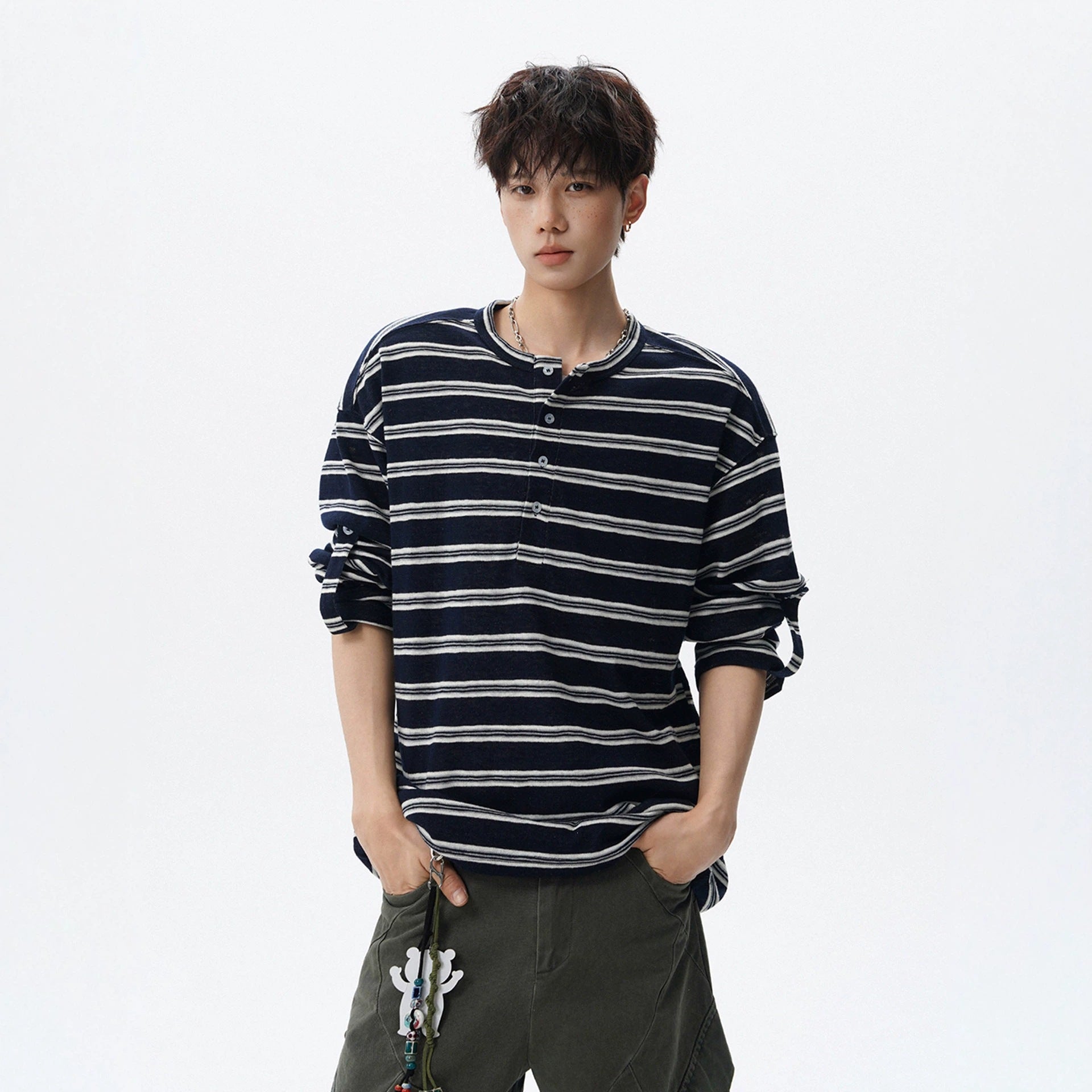 The Harbour Stripe Henley