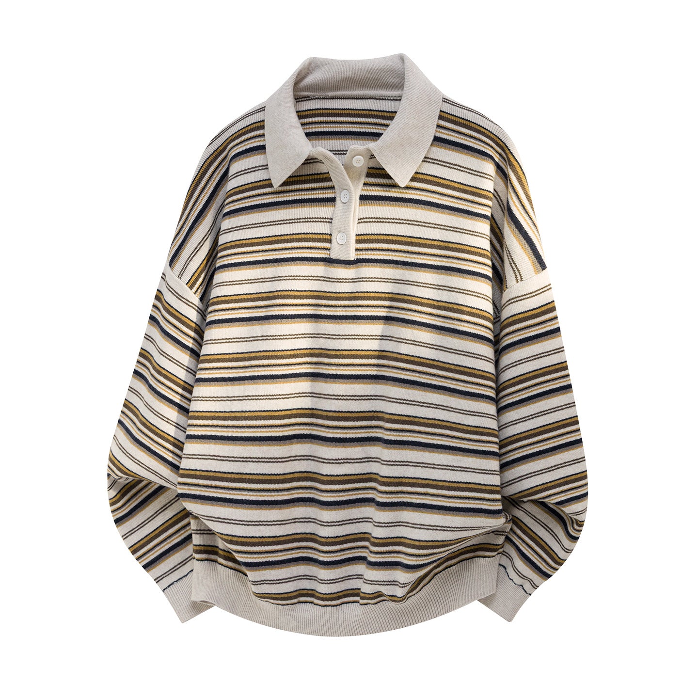 The Camden Stripe Polo Knit