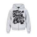 Retro Streetwear Zip Hoodie