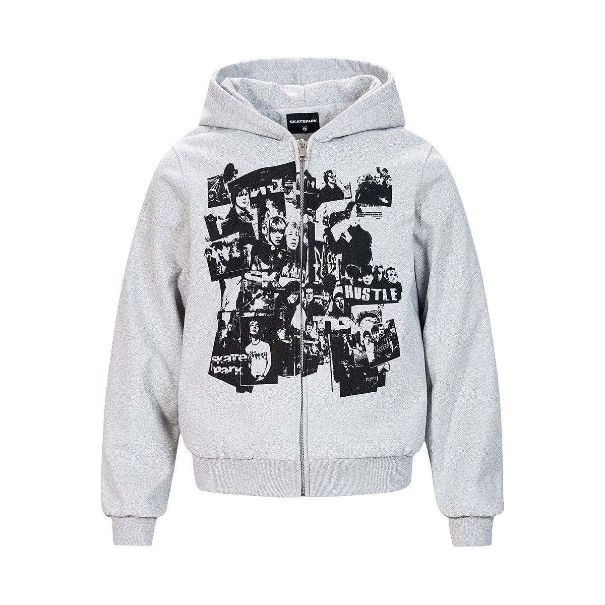 Retro Streetwear Zip Hoodie