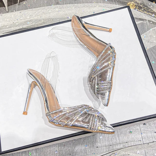 The Aurora Crystal Heels