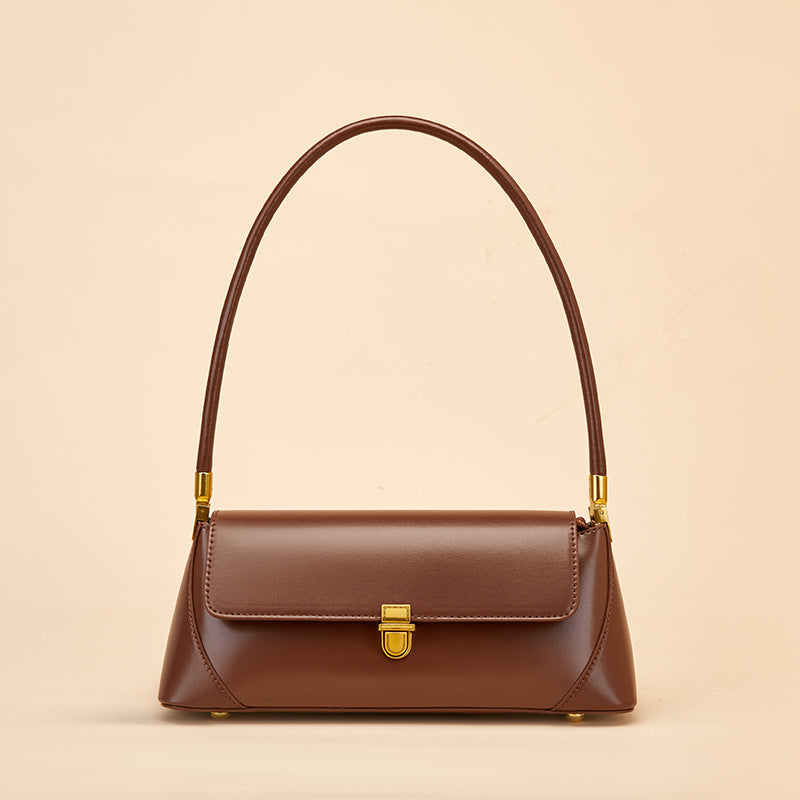 Elegant Women’s Shoulder & Crossbody Bag – Premium Cowhide Leather