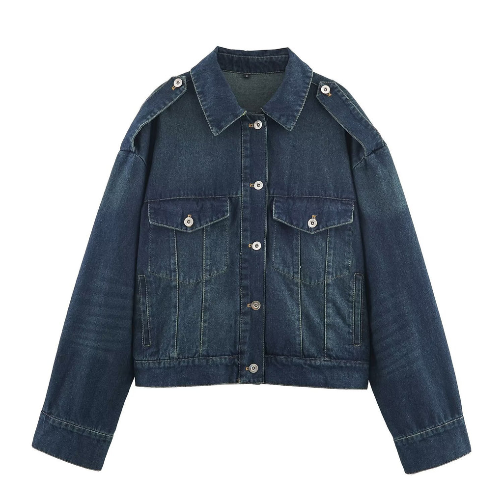Retro Denim Jacket & Pants Set