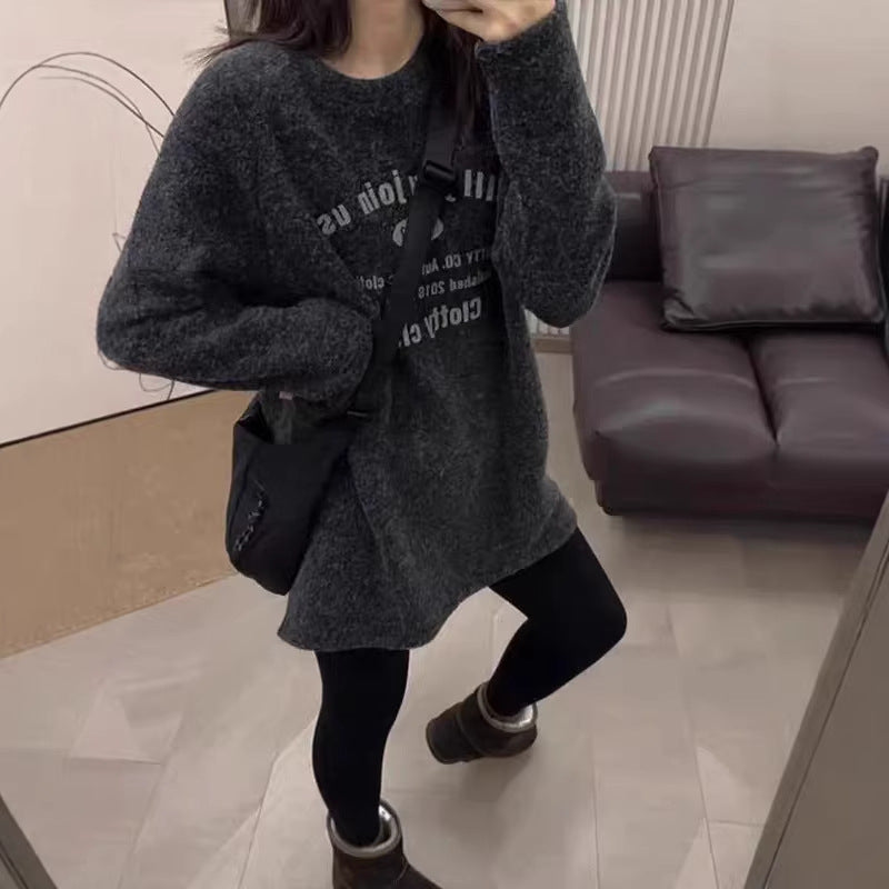 The Midnight Plush Velvet Crewneck Sweatshirt