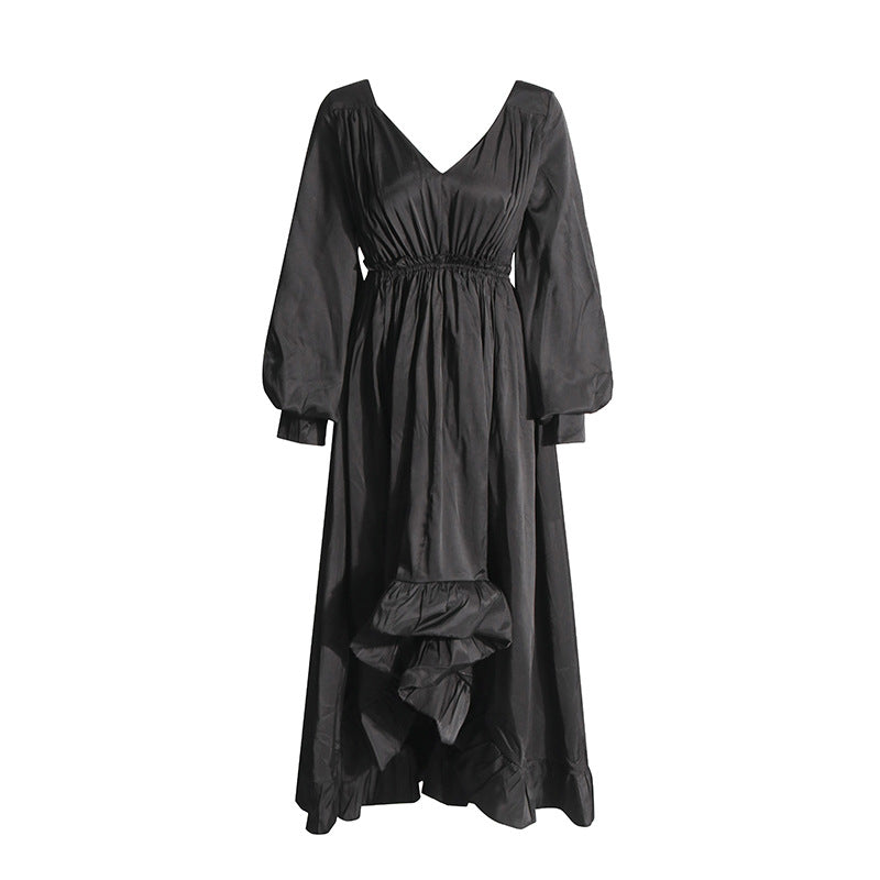 The Midnight Ruffle Gown