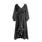 The Midnight Ruffle Gown