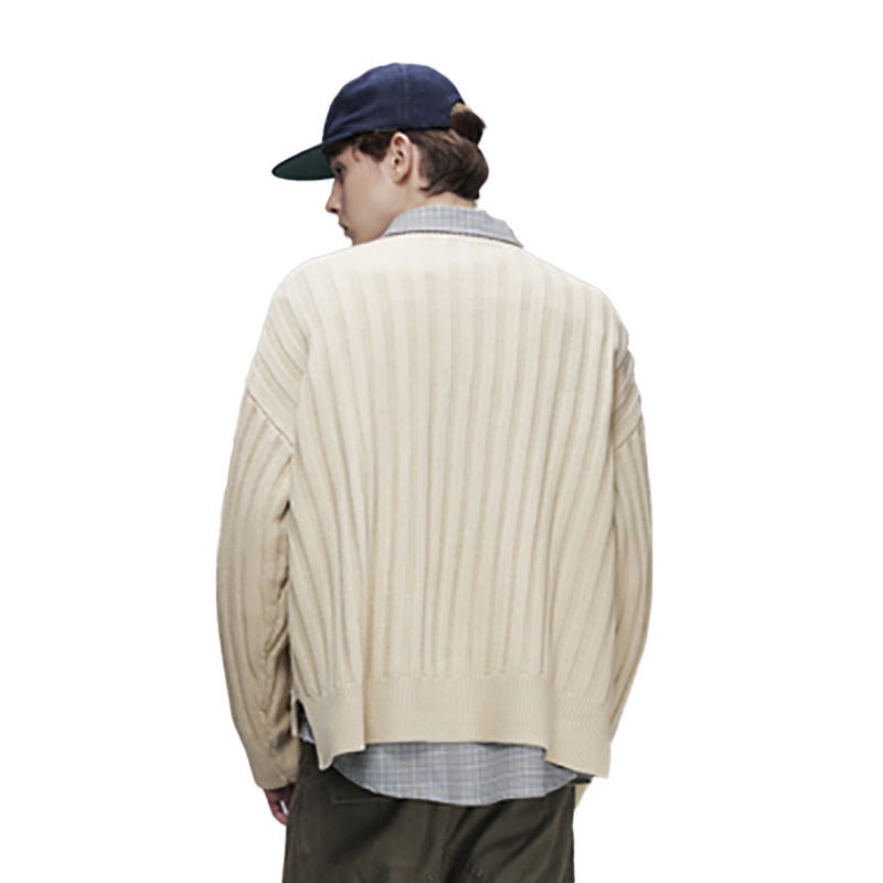 The Midnight Thread Jacquard Round Neck Sweater