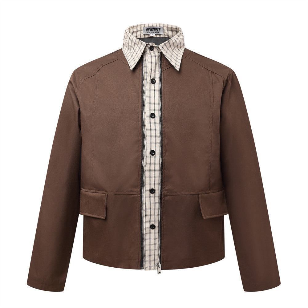 The Layer Block Lapel Jacket
