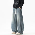 The Midnight Avenue Drawstring Wide Leg Jeans