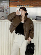 The Quilted Stand Collar Parka