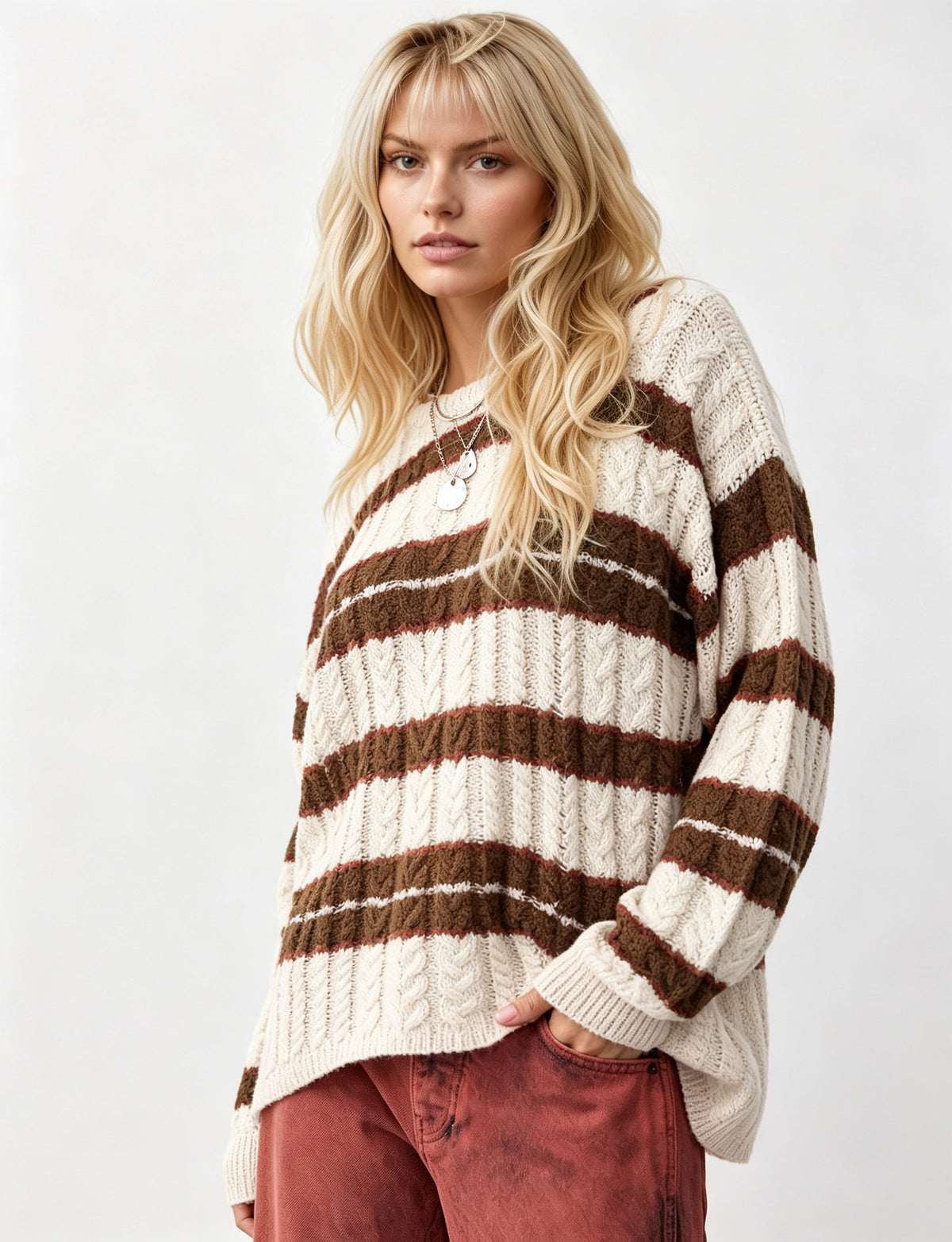 The Regatta Stripe Crew Neck Sweater
