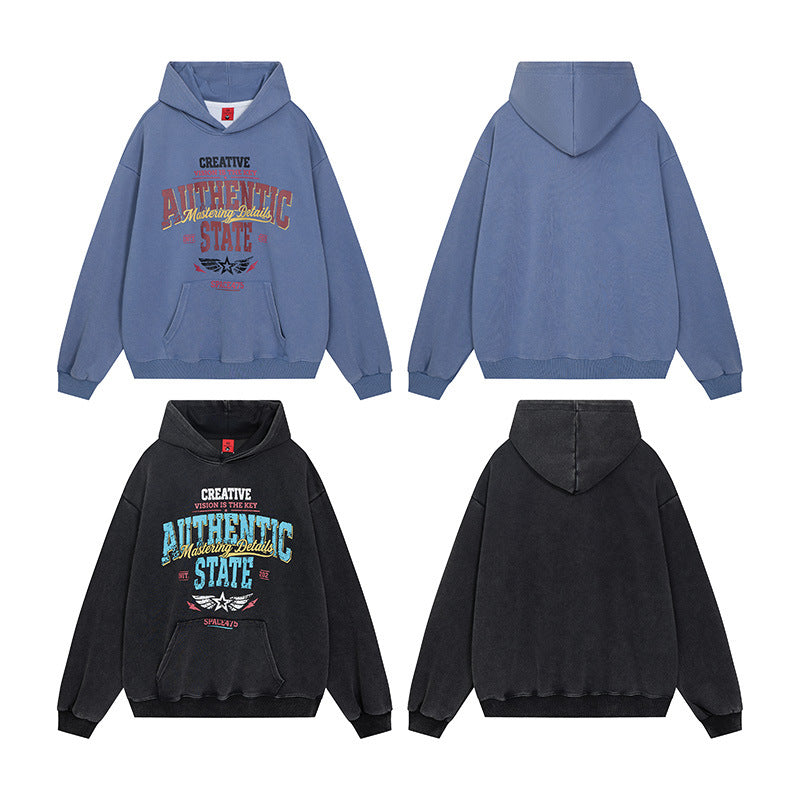 The Faded Verse Washed Zip Hoodie