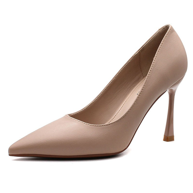 French Style Pointed Toe Heels