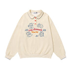 The Sunbeam Embroidered Polo Sweatshirt