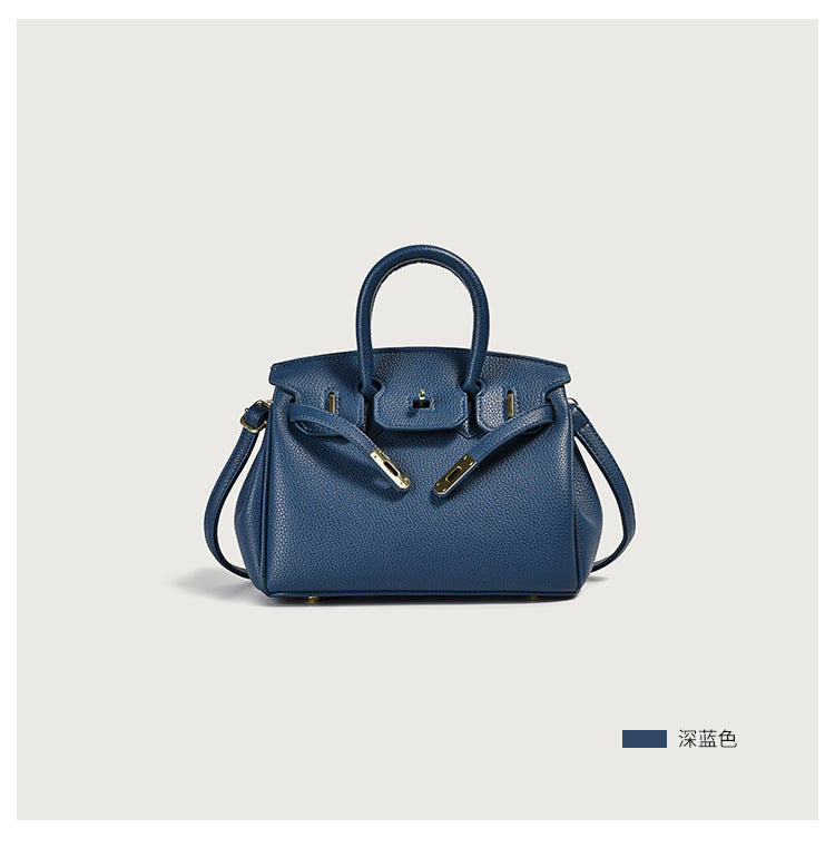 Classic Women’s PU Leather Tote Bag – Luxury Vegan Top Handle Handbag