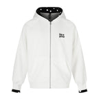 The Layered Cipher Faux Two-Piece Zip Hoodie