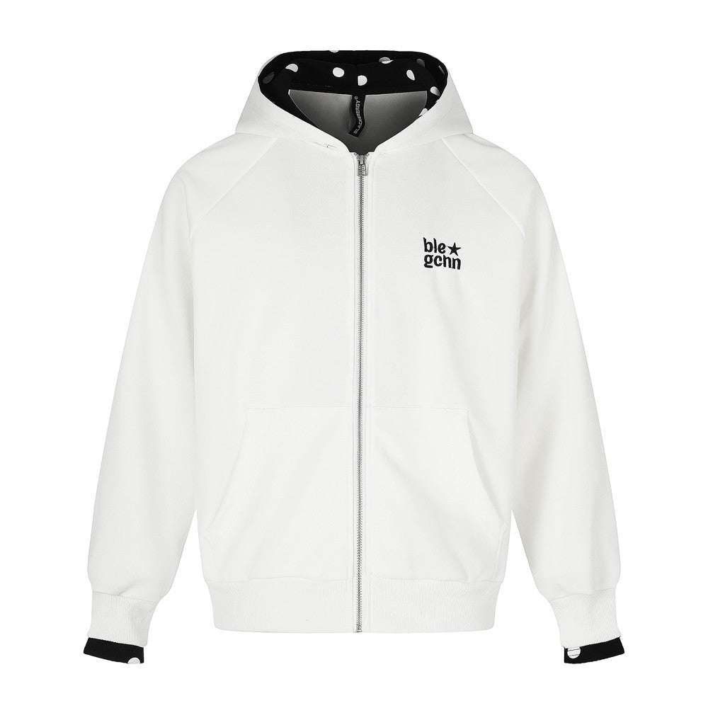 The Layered Cipher Faux Two-Piece Zip Hoodie