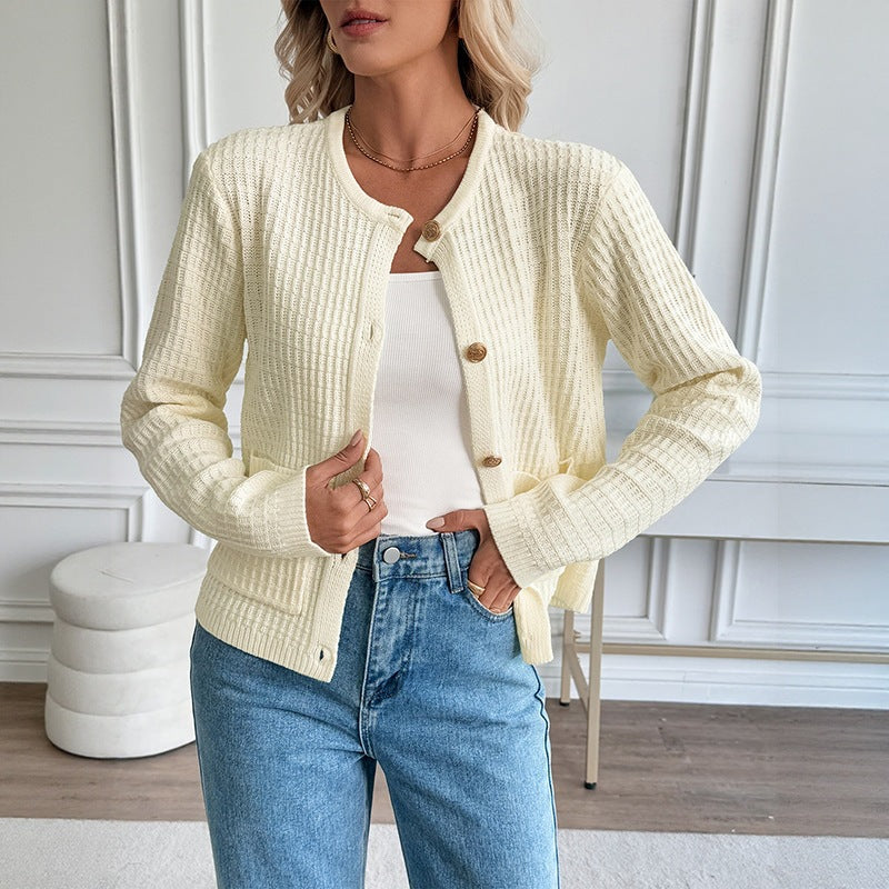The Pearl Button Soft Knit Cardigan