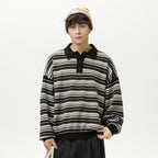 The Camden Stripe Polo Knit