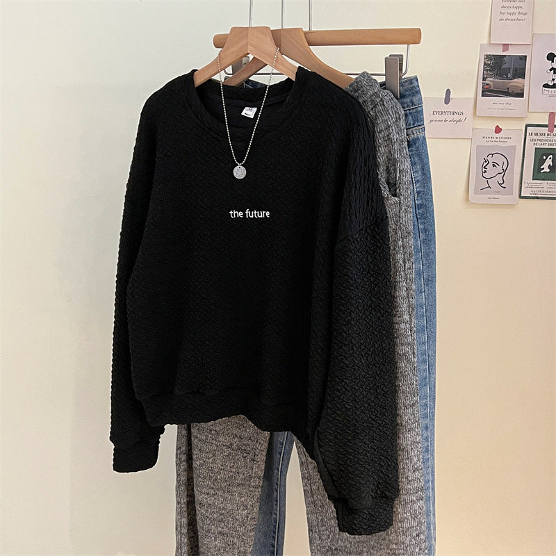 The Future Script Embroidered Sweatshirt