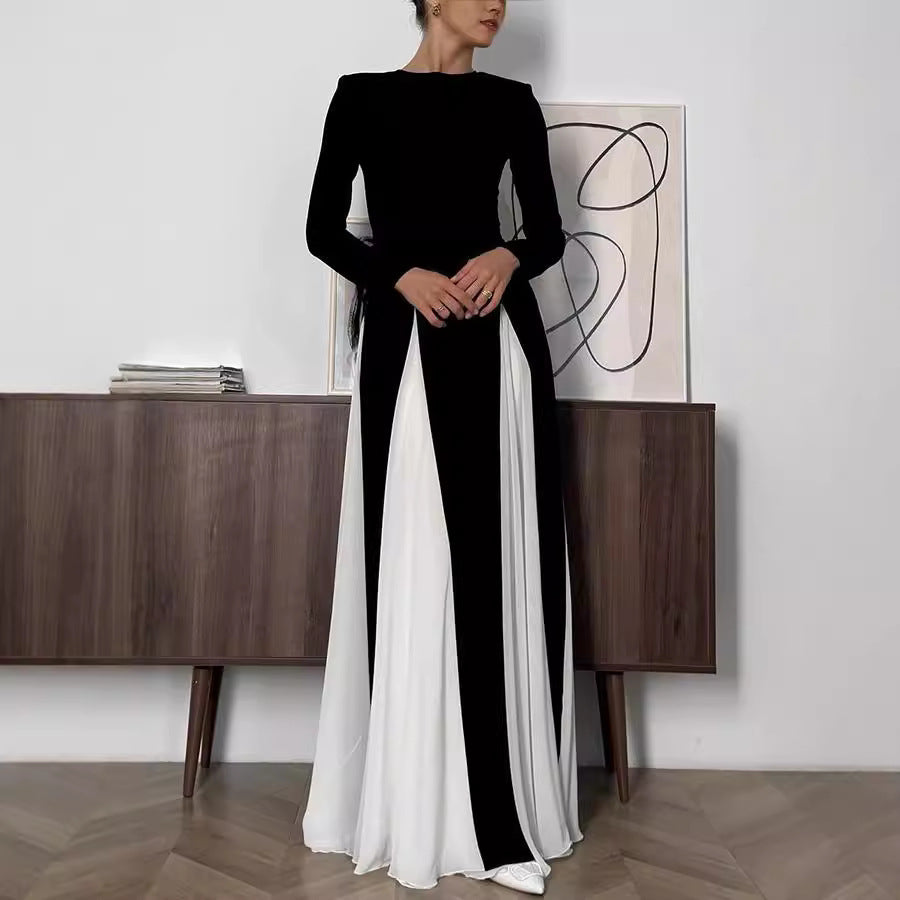 Monochrome Grace Gown