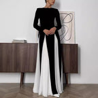 Monochrome Grace Gown