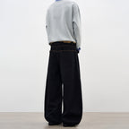 The Noir Avenue Wide Leg Denim Pants